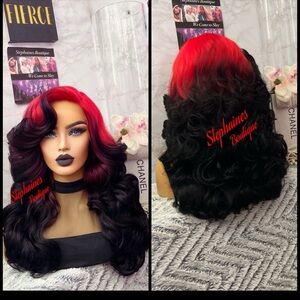 Human Hair Blended Lace Front Wig